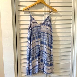 Blue Tie Dye Dress